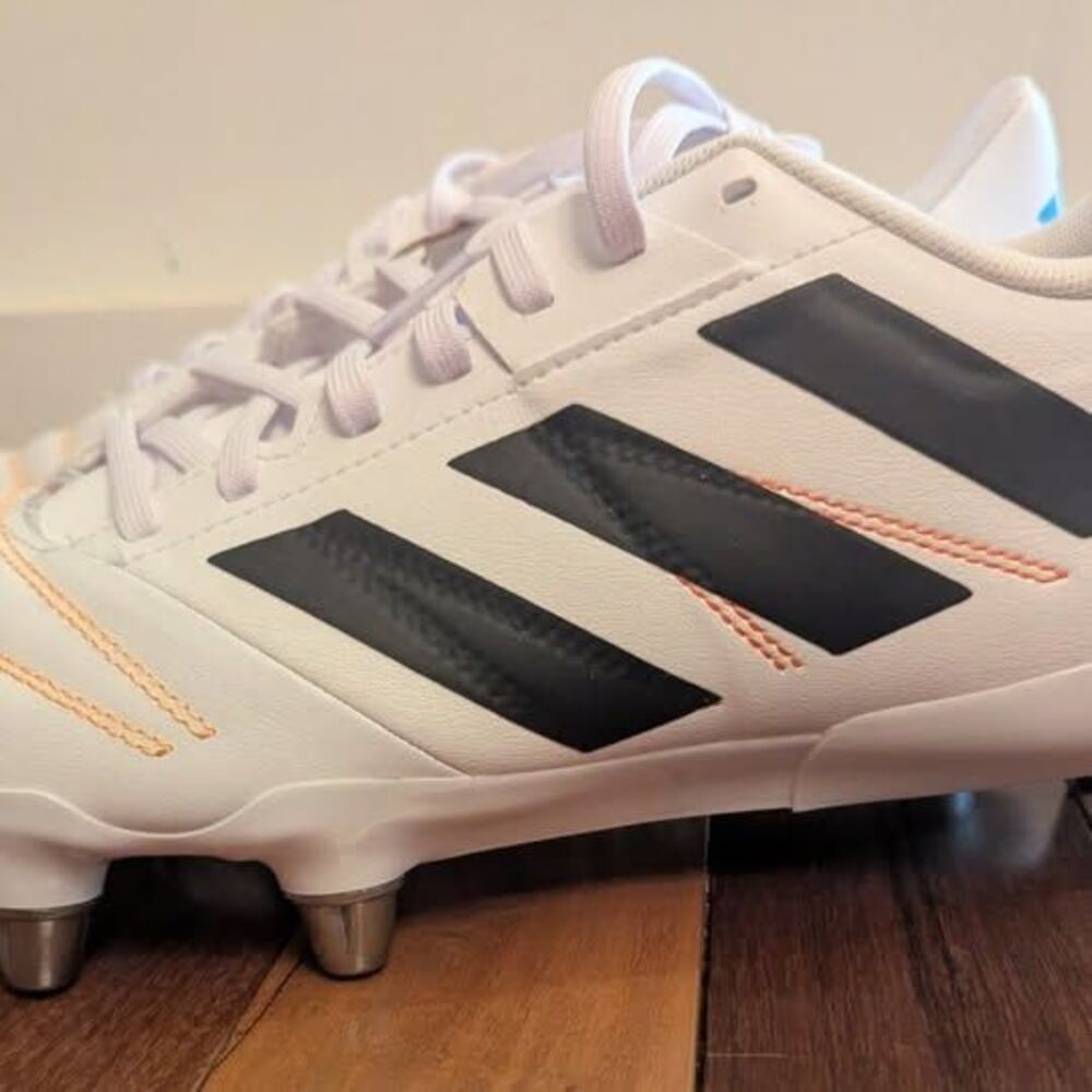 adidas Kakari Elite SG Soft Ground Rugby Cleat Mens 9.5 NWT White JP8800